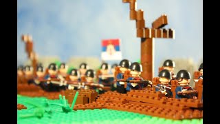 The battle of Cer  Lego WW1 Stopmotion  history brickfilm  the begin of the great war [upl. by Zoe916]