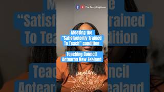 Satisfactorily trained to teach newzealand teachingcommunity iqa nzqa greenlist tier1 [upl. by Opportina]