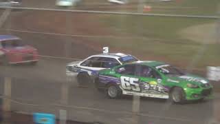 production sedans Aus title heat 35 part 3 Kingaroy speedway 17042022 [upl. by Elery]