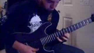 Scarified Intro In D Standard Tuning Paul Gilbert Cover [upl. by Eimmat257]