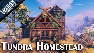 Valheim  Skyrim Viking Tundra Homestead Hearth and home version [upl. by Arv]