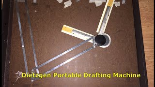 Dietzgen Portable Drafting Machine Rescue and Cleanup [upl. by Hoffarth]