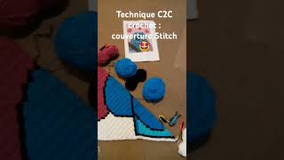 Couverture Stitch au crochet [upl. by Gnex]