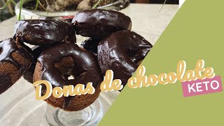 Donitas de chocolate keto [upl. by Amilb]