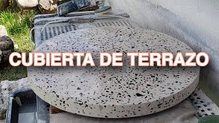 Cubierta de terrazo para una mesita de centro [upl. by Kruter]