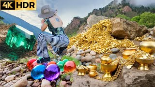 Mountain No 1 Diamond Mine Uncovered Gold Treasure Village Explored [upl. by Ahsieyt]