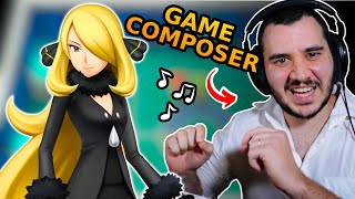 Game Composer Reacts to APPROACHING CHAMPION CYNTHIA from POKÉMON BDSP [upl. by Naghem]