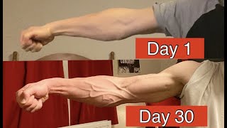 How I got Vascular Forearms in only 30 Days [upl. by Bobine924]