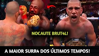 APANH0U MUITO🚨 Alex Poatan NOCAUTEIA Khalil DE FORMA BRUT4L LUTA Alex Poatan vs Khalil UFC 307 [upl. by Ellezaj]