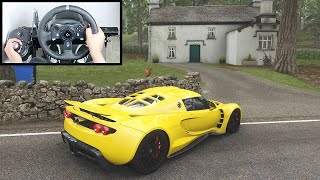 Forza Horizon 4 Hennessey Venom GT Steering Wheel  Shifter Gameplay [upl. by Whiney]