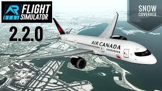 😍 RFS New Update V 220 Snow Coverage  Follow me Car and more  Real Flight Simulator  4K Video [upl. by Suki]