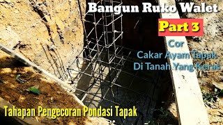 Pasang Cakar Ayam Pondasi Untuk Gedung Walet 4 Lantai [upl. by Ekoorb842]