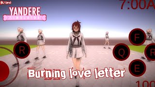 BURNING LOVE LETTER RMKYANDERE FAN GAME ANDROIDNO DL [upl. by Rydder797]