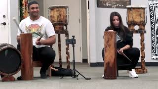 Tahitian Drumming Patterns feat AB Pahu Tupai Faatete Toere Pehes [upl. by Hashum]