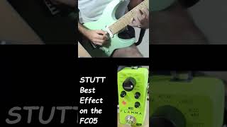 FLAMMA FC05 STUTTER DEMO 39 USD Budget Mini Pedal gear guitarpedals [upl. by Nhguavaj]