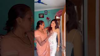 Mammy ka Reaction on my dress 👗😮  Aarti sahu  shorts reaction mom [upl. by Cheston]