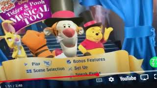 My friends tigger and Pooh tigger and Pooh a musical too dvd menu kiana johnson [upl. by Beebe791]