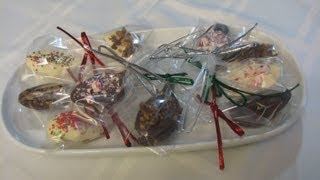 Chocolate Stirring Spoons  Lynns Recipes [upl. by Westfall709]