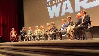 天行者的崛起 STAR WARS THE RISE OF SKYWALKER QampA with JJ Abrams and others on 12202019 [upl. by Gingras]