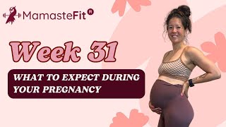 Week 31 What to Expect During Your Pregnancy  Ginas Pregnancy Journey [upl. by Nnaeus111]