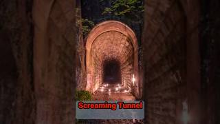 Haunted Plus Screaming Tunnel☠️☠️ hunting bhutiya place shorts dangours huntedplace [upl. by Zined966]