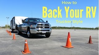 HOW TO BACK YOUR RV And Trailer quotTail Swingquot [upl. by Ahsertal]