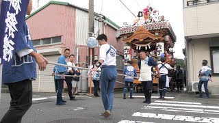 令和6年服織田神社祭典11月3日（日）六丁目～屋台基地から仲町屋台小屋へ～ [upl. by Modesta]