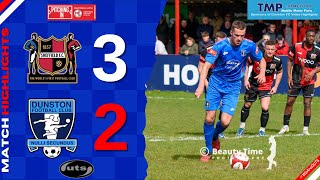 Sheffield FC 3 Dunston UTS 2  Pitching In Northern Premier League Highlights [upl. by Otir]