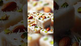 Diwali Special Nariyal Burfi youtubeshort sweetrecipes [upl. by Ttocserp]