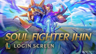 Soul Fighter Jhin  Login Screen  League of Legends 4K 60fps Animated Splash Art [upl. by Sille]