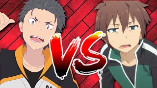 Kazuma vs Subaru Who is the BETTER Protagonist KonosubaReZero [upl. by Euell]