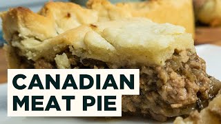 Canadian Meat Pie Recipe  How to cook Tourtière Québécoise [upl. by Nakah]