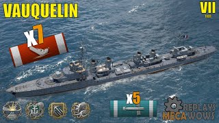 Vauquelin 7 Kills amp 84k Damage  World of Warships Gameplay [upl. by Ycniuq762]