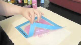 Basic screen printing using thermofax screens part 2 [upl. by Itak]