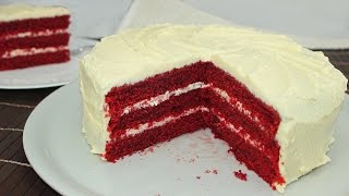 Red Velvet Cake mit Cream Cheese Frosting [upl. by Navis]