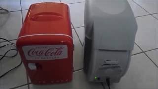 12 Volt Koolatron Coca Cola Retro Mini Fridge vs 12volt Chinese Ebay Cooler Review [upl. by Avle]