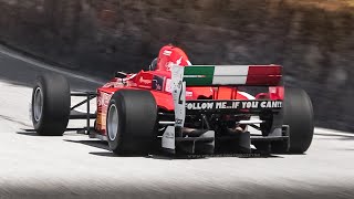 V8powered Formula 3000 Cars Singing on Hillclimb Roads [upl. by Joya]