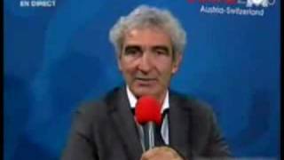 Raymond Domenech demande le divorce en direct sur M6 [upl. by Odrarej]