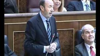 Rubalcaba canta en el Congreso [upl. by Mcknight655]