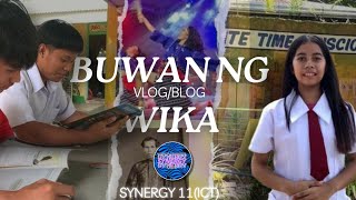 BUWAN NG WIKA “VLOGBLOG” ICTSYNERGY11 [upl. by Brandwein376]