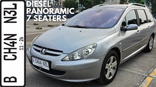 In Depth Tour Peugeot 307 SW Diesel 2004  Indonesia [upl. by Ahsienom512]