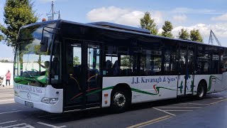 JJ Kavanagh and Sons MercedesBenz Citaro 08W7343 on the 617 to Ballygunner [upl. by Eisak]