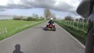 1 Yamaha Raptor 700 an Yamaha Banshee 350 filmed with Contour Roam [upl. by Lein247]