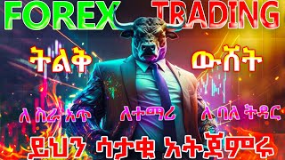 በForex Trading የብዙዎች ኪሳራ የሆነው ምክንያት  Forex Trading in Amharic [upl. by Eloise107]