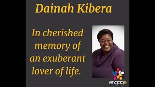 Tribute  Dainah Kibera [upl. by Zobkiw895]