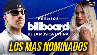 KAROL G Y FEID LOS MÁS NOMINADOS EN LATIN BILLBOARD [upl. by Simson]