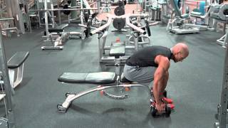 Seated Dumbbell Rear Delt Raise [upl. by Lorimer101]