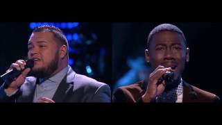 Christian Cuevas vs Jason Warrior  hello  the voice [upl. by Yekcir894]