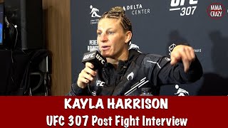 Kayla Harrison “I’m ready for the title” talks Amanda Nunes amp Ketlen Vieira at UFC 307 [upl. by Aneetak]