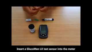 How to test your glucose using the Glucomen LX PLUS meter [upl. by Jock]